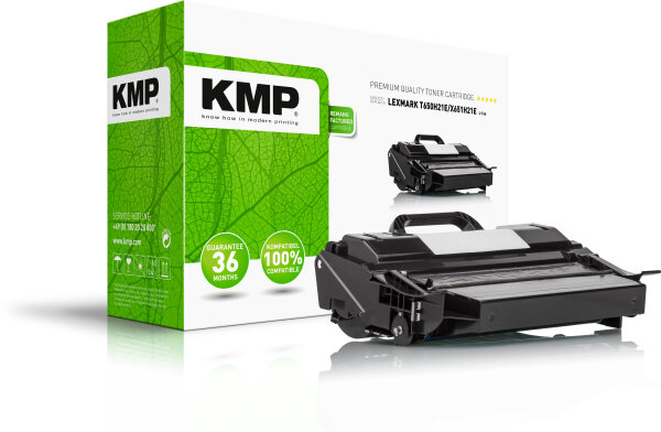 KMP Toner L-T66 (schwarz) ersetzt Lexmark T650H21E, X651H21E