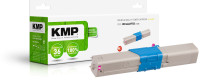 KMP Toner O-T49VX SET ersetzt OKI 44973508, 44469724, 44469723, 44469722