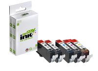 my green ink Tintenpatronen SET ersetzt Canon PGI-520BK,...