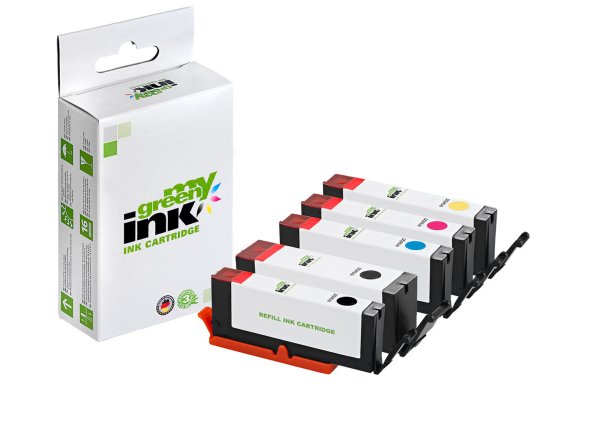 my green ink Tintenpatronen SET ersetzt Canon PGI-570PGBK XL, CLI-571BK/C/M/Y XL (5 Patronen)