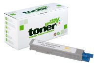 my green toner SET ersetzt OKI 43459332, 43459331, 43459330, 43459329
