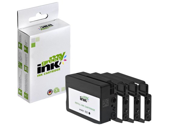my green ink Tintenpatronen SET ersetzt HP 932XL/933XL (4 Patronen)