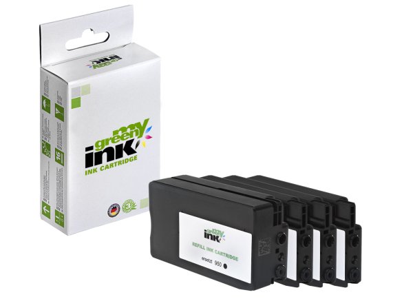 my green ink Tintenpatronen SET ersetzt HP 950XL/951XL (4 Patronen)