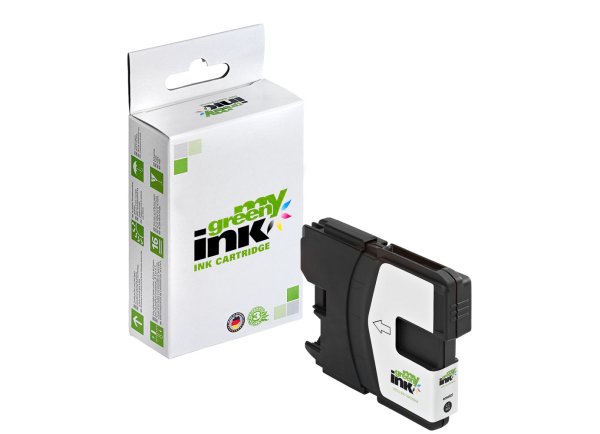 my green ink Tintenpatrone (schwarz) ersetzt Brother LC980BK, LC1100BK