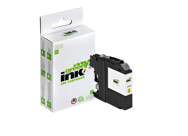 my green ink Tintenpatrone (yellow) ersetzt Brother LC-123Y