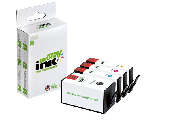 my green ink Tintenpatronen SET ersetzt HP 934XL/935XL (4 Patronen)