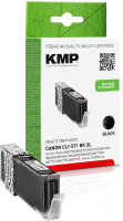 KMP Tintenpatrone C107BKX (schwarz) ersetzt Canon CLI-571BK XL