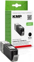 KMP Tintenpatrone C107BPIX (schwarz) ersetzt Canon...