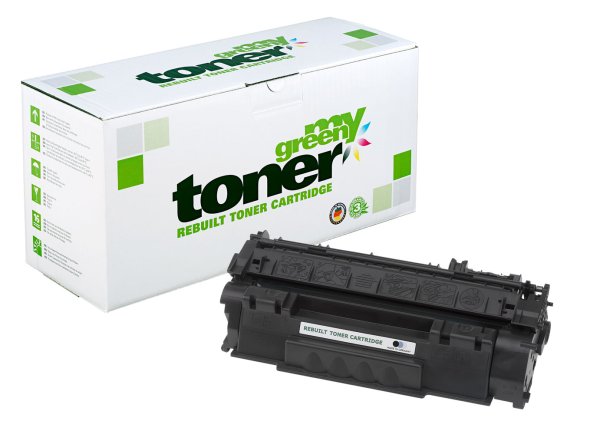 my green toner (schwarz) ersetzt HP 49A (Q5949A), Canon 708 (0266B002)