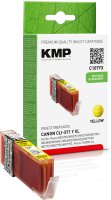 KMP Tintenpatrone C107YX (gelb) ersetzt Canon CLI-571Y XL