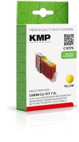 KMP Tintenpatrone C107YX (gelb) ersetzt Canon CLI-571Y XL