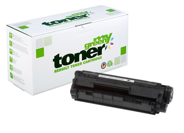 my green toner (schwarz) ersetzt HP 12A (Q2612A), Canon 703 (7616A005)