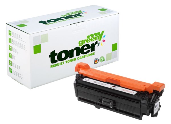 my green toner (schwarz) ersetzt HP 504X (CE250X), Canon 723H (2645B002)