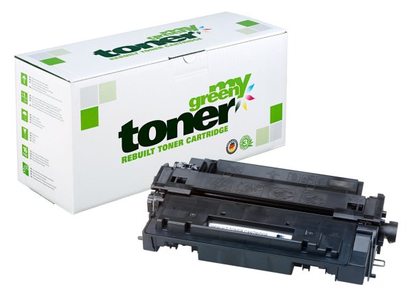 my green toner (schwarz) ersetzt HP 55A (CE255A), Canon 724 (3481B002)