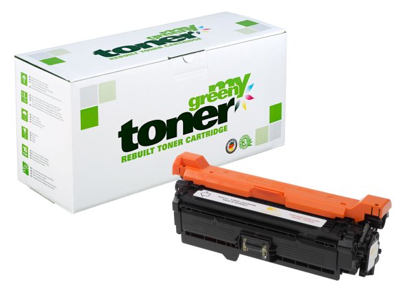 my green toner (gelb) ersetzt HP 648A (CE262A)