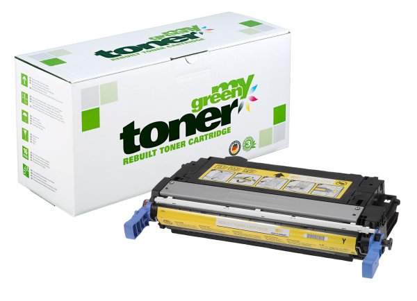 my green toner (gelb) ersetzt HP 642A (CB402A)