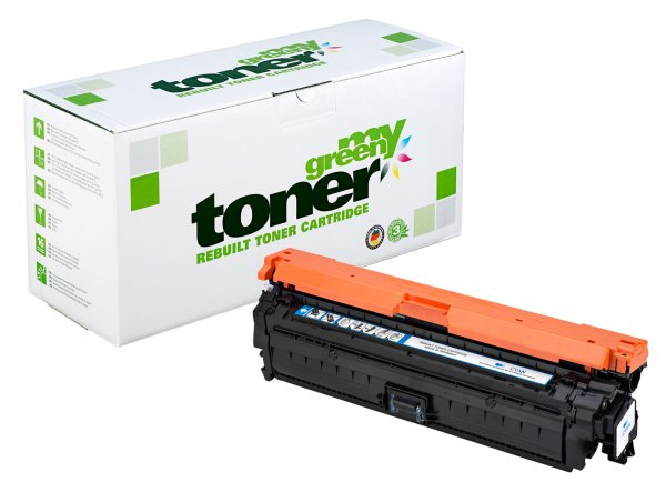 my green toner (cyan) ersetzt HP 650A (CE271A)
