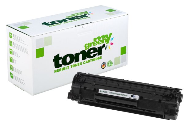 my green toner (schwarz) ersetzt HP 85A (CE285A), Canon 725 (3484B002)