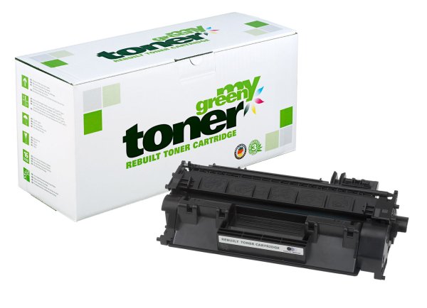 my green toner (schwarz) ersetzt HP 05A (CE505A), Canon 719 (3479B002)
