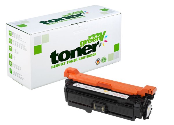 my green toner (yellow) ersetzt HP 653A (CF322A)
