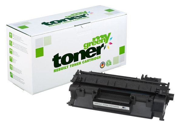 my green toner (schwarz) ersetzt HP 80A (CF280A)