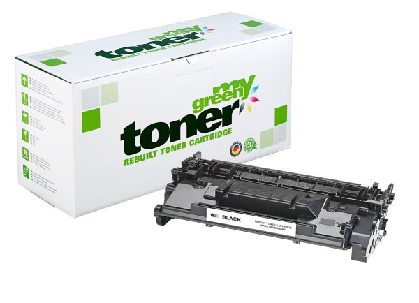 my green toner (schwarz) ersetzt HP 26X (CF226X)