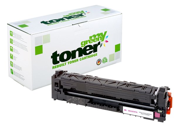 my green toner (magenta) ersetzt HP 201X (CF403X), Canon 045H (1244C002)