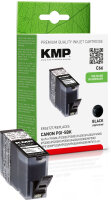 KMP Tintenpatrone C66 (schwarz) ersetzt Canon PGI-5BK