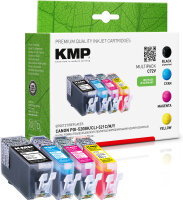 KMP Tintenpatronen C72V MULTIPACK ersetzt Canon...