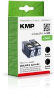 KMP Tintenpatrone C81D (schwarz) DOUBLEPACK ersetzt Canon PGI-525PGBK