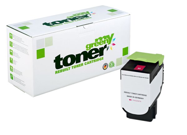 my green toner (magenta) ersetzt Lexmark 80C2SM0