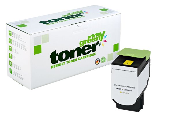 my green toner (gelb) ersetzt Lexmark 80C2SY0