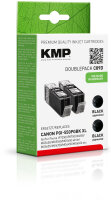KMP Tintenpatrone C89D (schwarz) DOUBLEPACK ersetzt Canon PGI-550PGBK XL