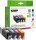 KMP Tintenpatronen C89V MULTIPACK ersetzt Canon PGI-550PGBK XL, CLI-551C/M/Y XL