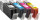 KMP Tintenpatronen C89V MULTIPACK ersetzt Canon PGI-550PGBK XL, CLI-551C/M/Y XL