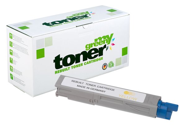 my green toner (gelb) ersetzt OKI 43459329
