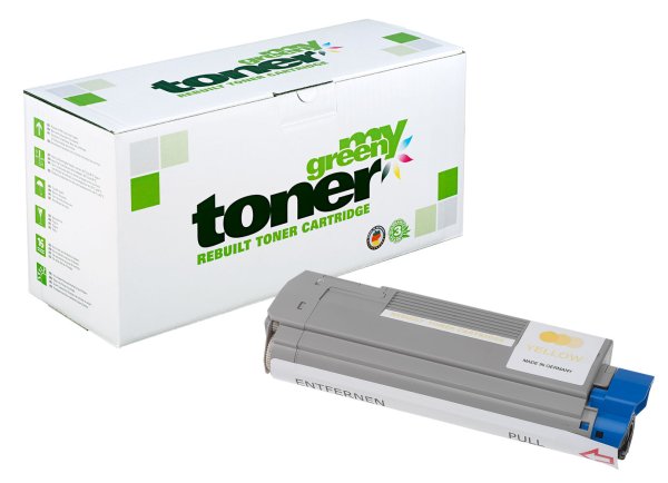 my green toner HC (yellow) ersetzt OKI 43872305
