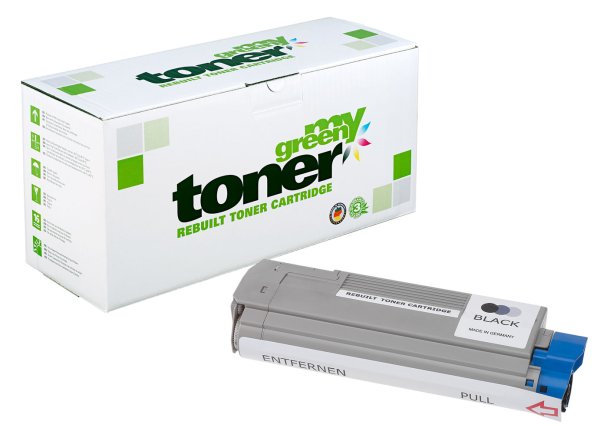 my green toner HC (schwarz) ersetzt OKI 43324424
