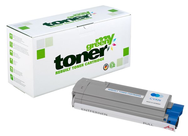 my green toner HC (cyan) ersetzt OKI 43865723