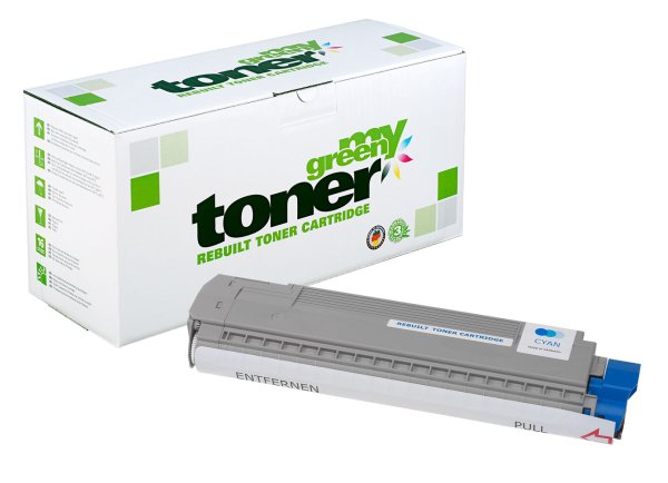 my green toner (cyan) ersetzt OKI 44059211