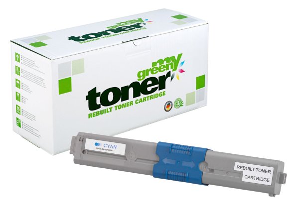 my green toner (cyan) ersetzt OKI 44469706