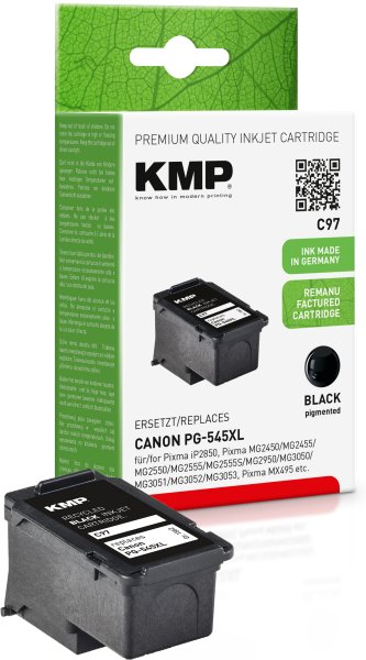 KMP Tintenpatrone C97 (schwarz) ersetzt Canon PG-545XL