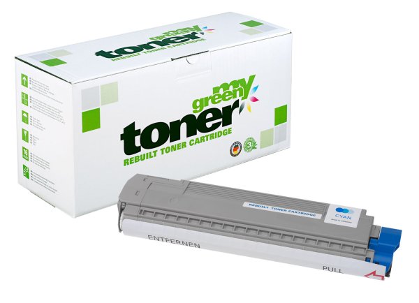 my green toner (cyan) ersetzt OKI 44059167