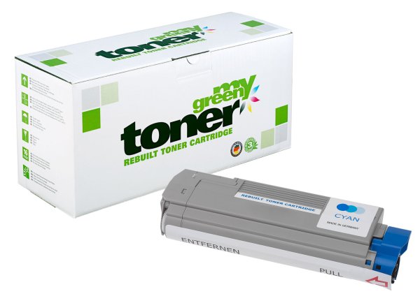 my green toner (cyan) ersetzt OKI 44315319
