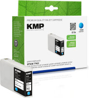KMP Tintenpatrone E134 (cyan) ersetzt Epson T7022...