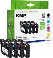 KMP Tintenpatronen E141V MULTIPACK ersetzt Epson 16XL...