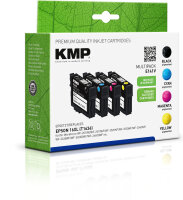 KMP Tintenpatronen E141V MULTIPACK ersetzt Epson 16XL (T1636 - Füller)