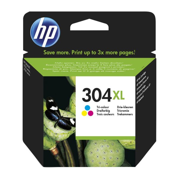 HP 304XL (color) Tintenpatrone (N9K07AE)