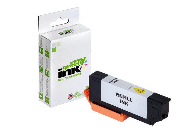 my green ink Tintenpatrone (gelb) ersetzt Epson 24XL (T2434 - Elefant)