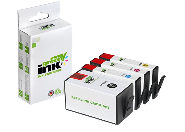 my green ink Tintenpatronen SET ersetzt HP 903XL (4 Patronen)